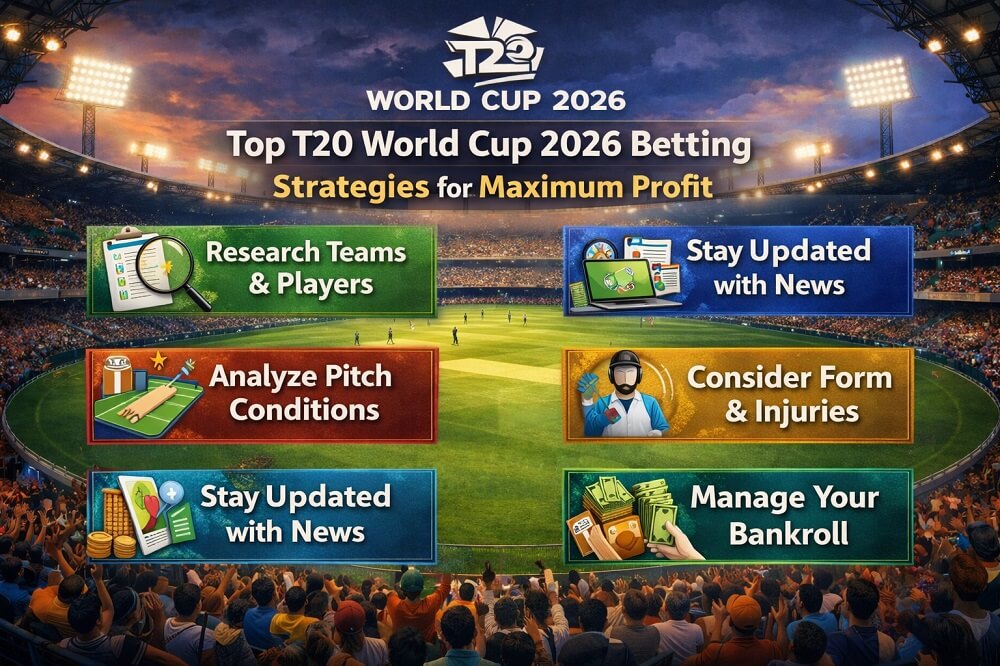 Top T20 World Cup 2026 Betting Strategies for Maximum Profit