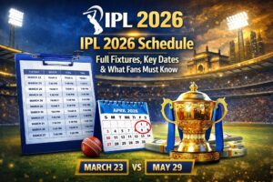 IPL 2026 Schedule